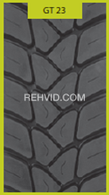 315/80R22.5 GT23 MICH1 Taastatud rehv (D5A)